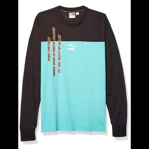 Puma LUXTG Crew Shirt - blue turquoise